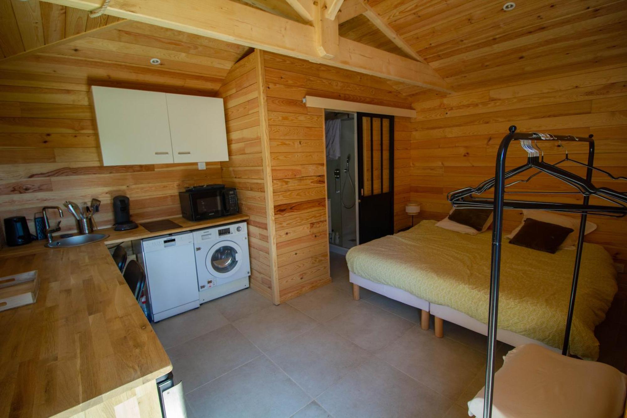 פילה סור מר Cabane Foret Proche Plage מראה חיצוני תמונה